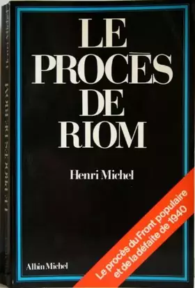Couverture du produit · Le Procès de Riom
