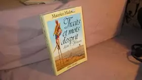 Couverture du produit · TRAITS ET MOTS D'ESPRIT DANS L'HISTOIRE.