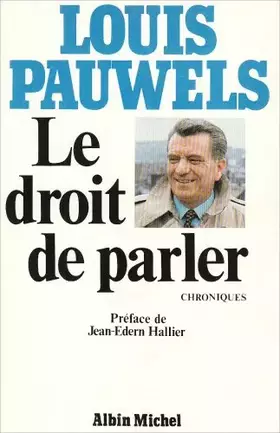 Couverture du produit · Le Droit de parler