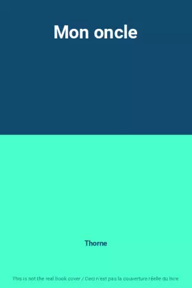Couverture du produit · Mon oncle