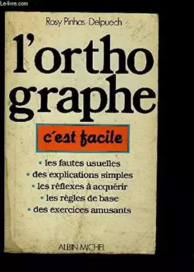 Couverture du produit · L'orthographe, c'est facile