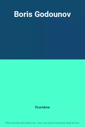Couverture du produit · Boris Godounov