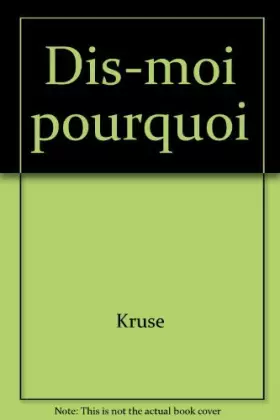 Couverture du produit · Dis-moi pourquoi ?