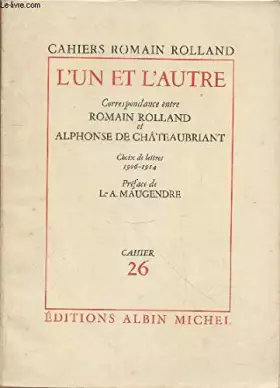 Couverture du produit · Cahiers Romain Rolland. Tome 26