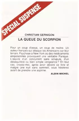 Couverture du produit · La Queue du scorpion