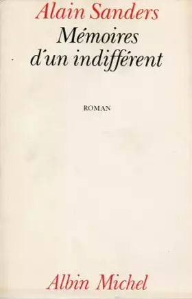 Couverture du produit · Mémoires d'un indifférent