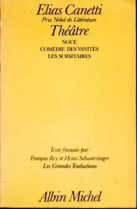 Couverture du produit · Théâtre...