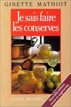 Couverture du produit · Je sais faire les conserves
