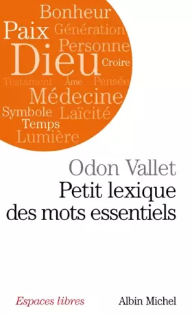 Couverture du produit · Petit lexique des mots essentiels