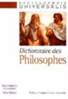Couverture du produit · DICTIONNAIRE DES PHILOSOPHES