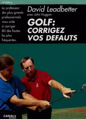 Couverture du produit · Golf : Corrigez vos défauts