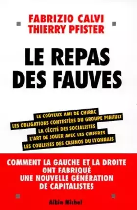 Couverture du produit · Le repas des fauves
