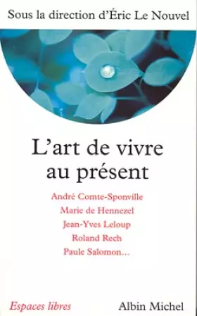 Couverture du produit · L'Art de vivre au présent