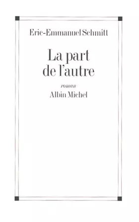Couverture du produit · La Part de l'autre
