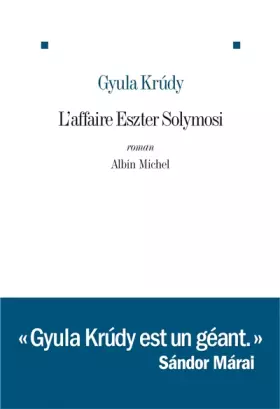 Couverture du produit · L'affaire Eszter Solymosi