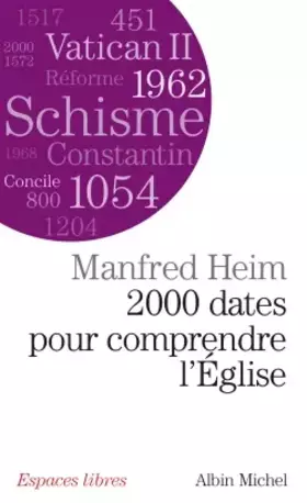 Couverture du produit · 2000 Dates pour comprendre l'église