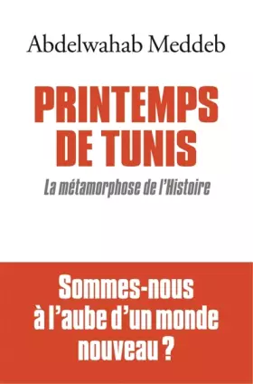 Couverture du produit · Printemps de Tunis