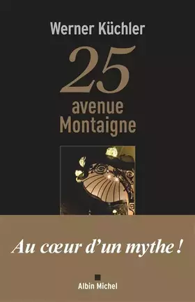 Couverture du produit · 25 avenue Montaigne