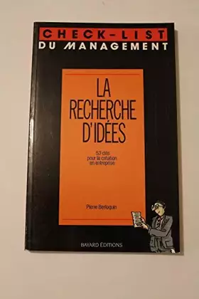Couverture du produit · La recherche d'idées