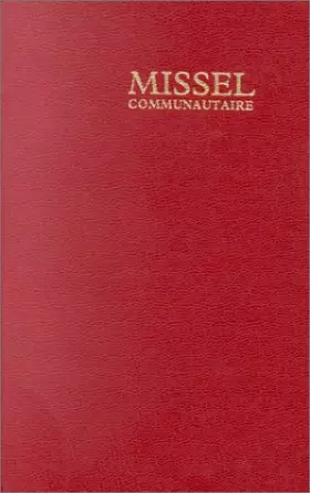 Couverture du produit · Missel Communautaire. Avec Les Chants