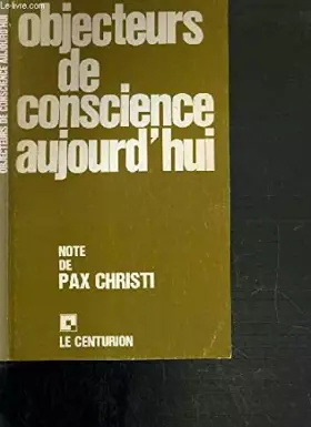 Couverture du produit · Objecteurs de conscience