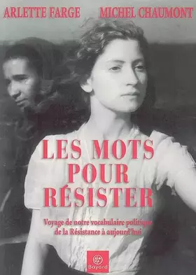Couverture du produit · Mots pour resister