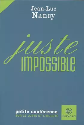 Couverture du produit · Juste impossible