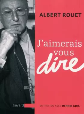 Couverture du produit · J'aimerais vous dire