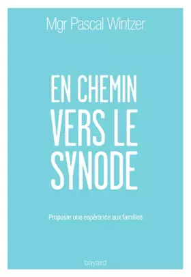 Couverture du produit · EN CHEMIN VERS LE SYNODE