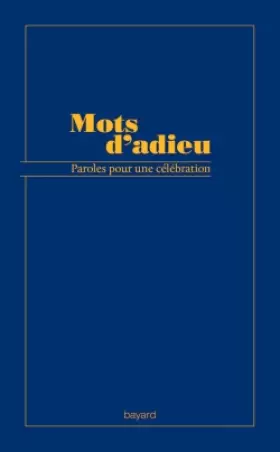 Couverture du produit · Mots d'Adieu