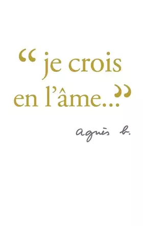 Couverture du produit · Je crois en l'âme