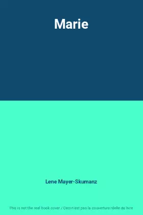 Couverture du produit · Marie