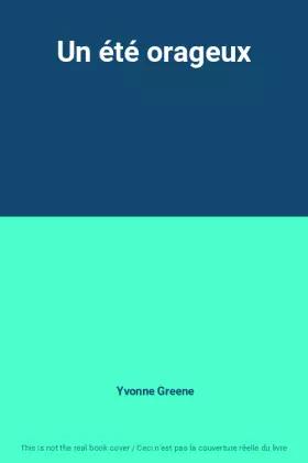 Couverture du produit · Un été orageux