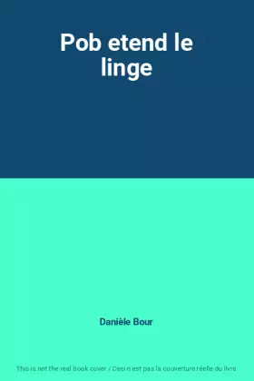 Couverture du produit · Pob etend le linge