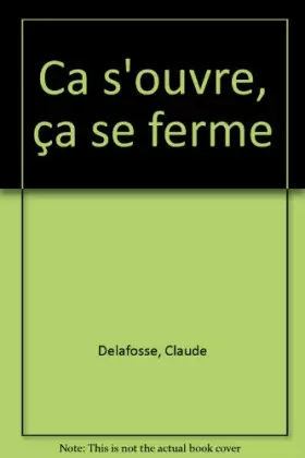 Couverture du produit · Ca s'ouvre, ça se ferme