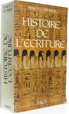 Couverture du produit · Histoire de l'écriture