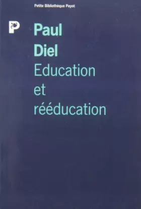Couverture du produit · Éducation et rééducation