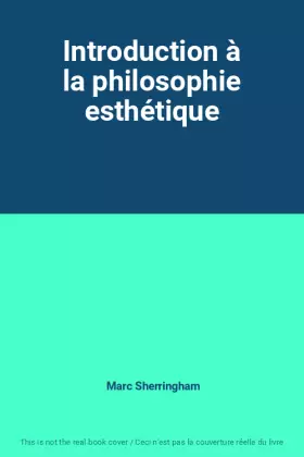 Couverture du produit · Introduction à la philosophie esthétique