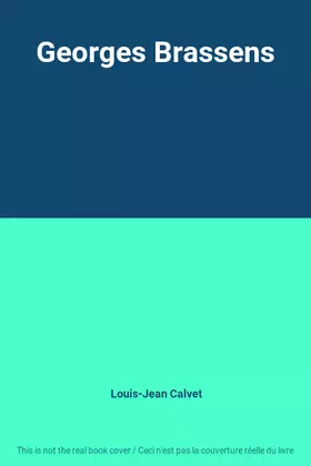 Couverture du produit · Georges Brassens