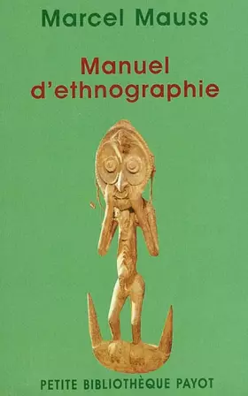 Couverture du produit · Manuel d'ethnographie