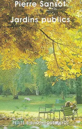 Couverture du produit · Jardins publics
