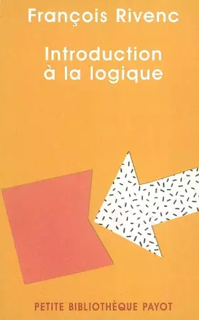 Couverture du produit · Introduction à la logique