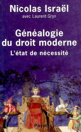 Couverture du produit · Généalogie du droit moderne