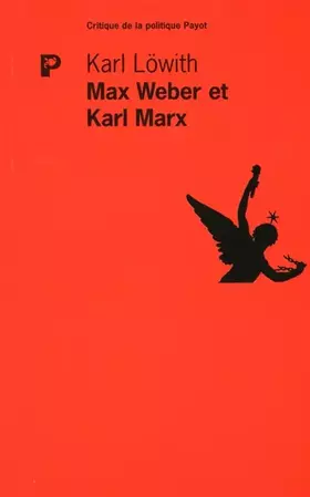 Couverture du produit · Max Weber et Karl Marx