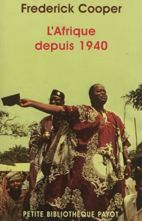 Couverture du produit · L'Afrique depuis 1940