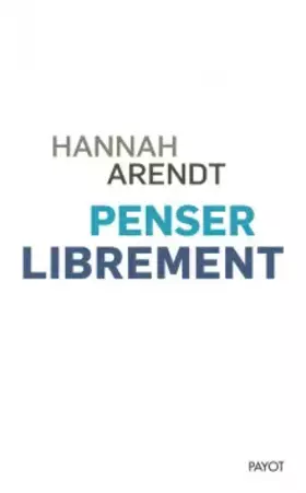 Couverture du produit · Penser librement
