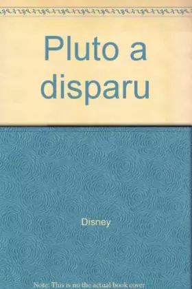 Couverture du produit · Pluto a disparu