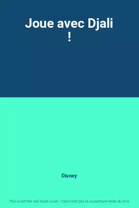Couverture du produit · Joue avec Djali !