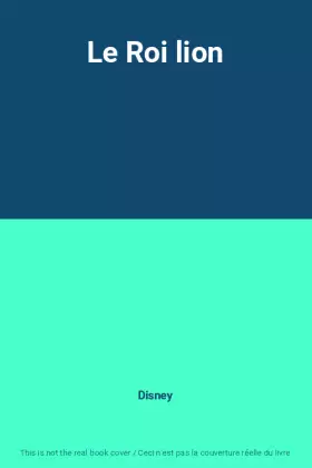 Couverture du produit · Le Roi lion