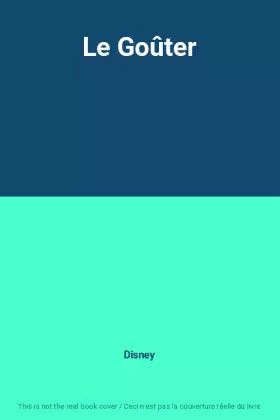 Couverture du produit · Le Goûter